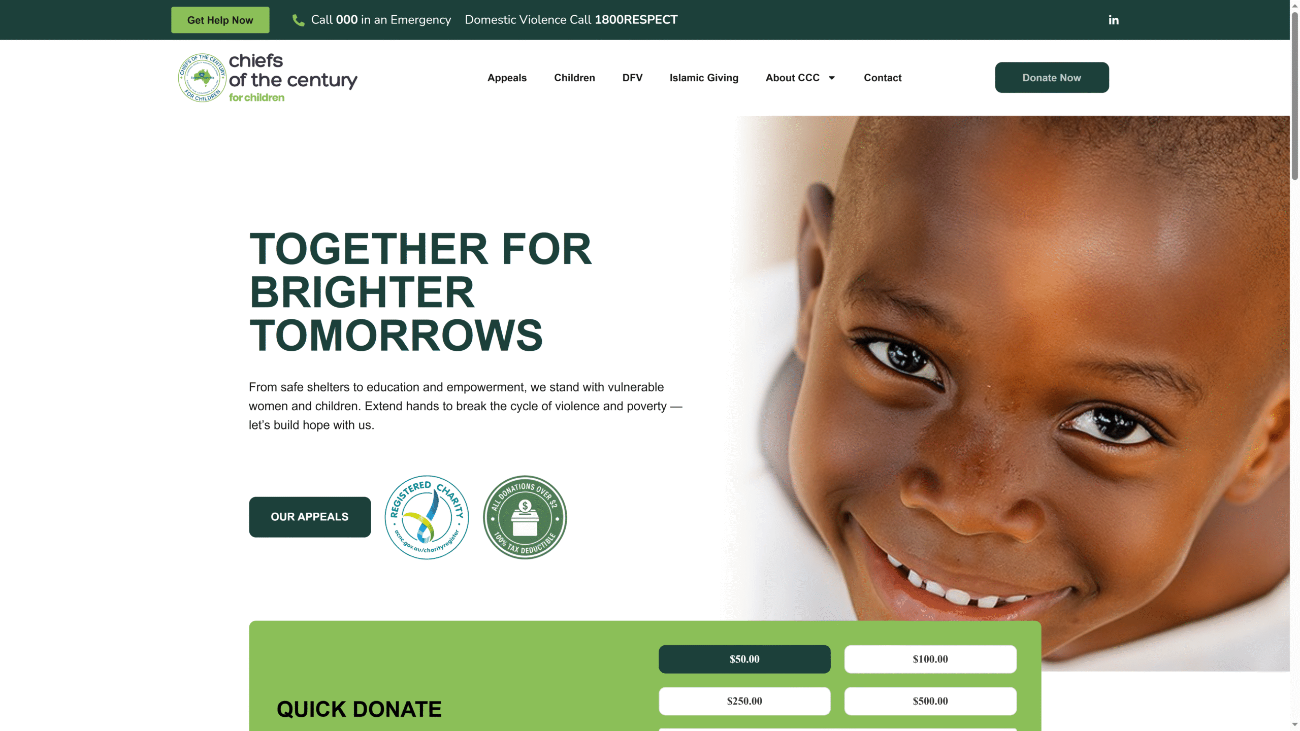 Web Design 5 chiefsofcentury.org.au_(Hd Screenshot)