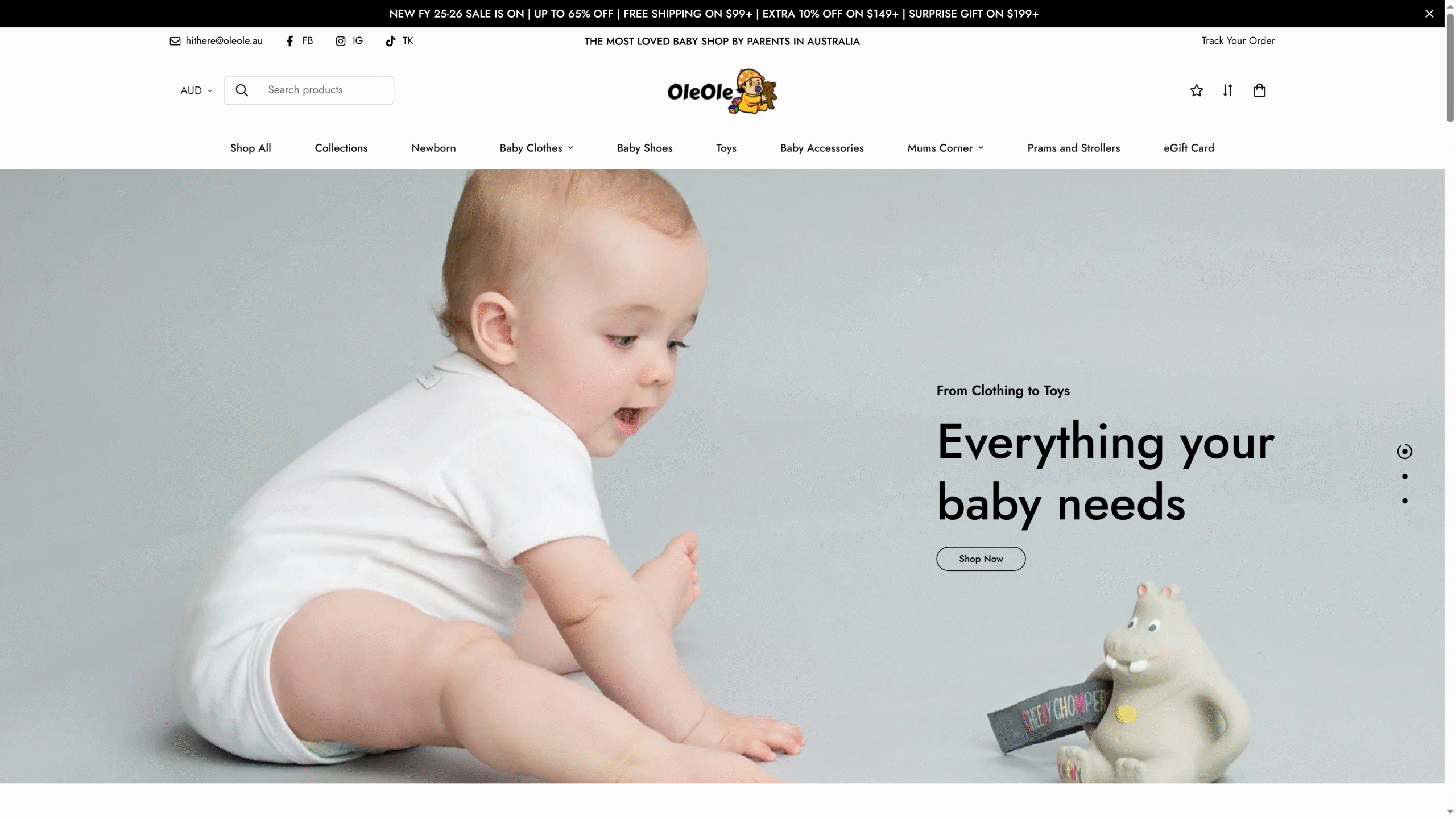 Web Design 1 oleole.au_(Hd Screenshot)