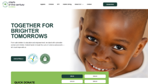 Blog 1 Screenshot of Chiefs of Century Website designed by 61WEB